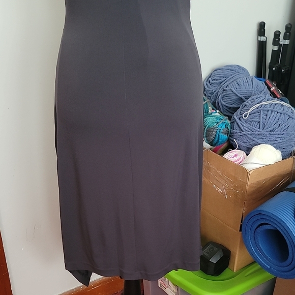 41 Hawthorn Asymmetrical Charcoal Dress - Picture 11 of 11